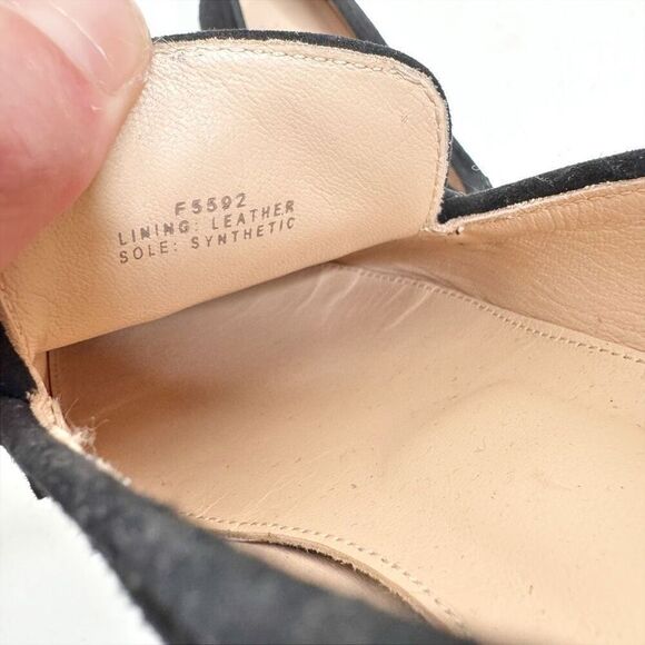 J. Crew Charlie Penny Loafers in Luxe Black Suede Italian Made Women’s Size 6.5 - Picture 5 of 9